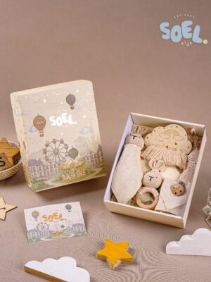 TAP-00004 Soel - Gentle Nights Newborn Bedtime Kit Premium 5 in 1