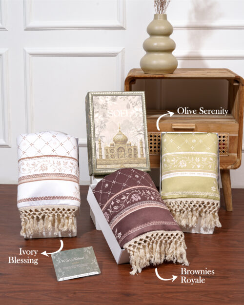 Icon handuk seri 2-01 Sajadah Elora Soel, Sajadah Hampers, Sajadah Seserahan, Sajadah Lebaran, Elora Sajadah Hampers Ramadan Premium.