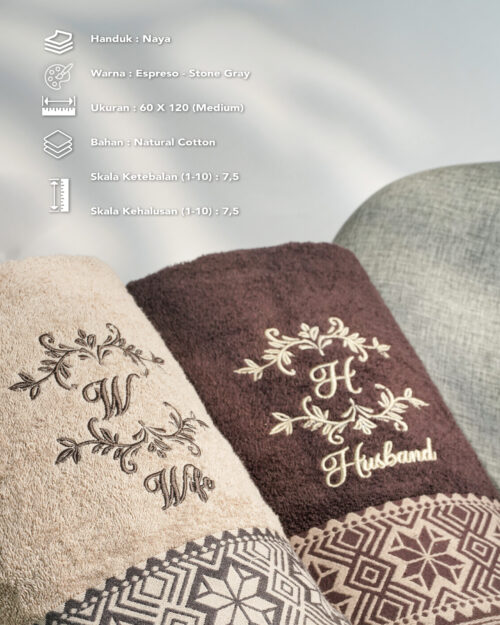 TAP09221 copy Handuk Couple Premium Nava Handuk Couple, Handuk Mandi, Handuk Seserahan, Handuk Soel,