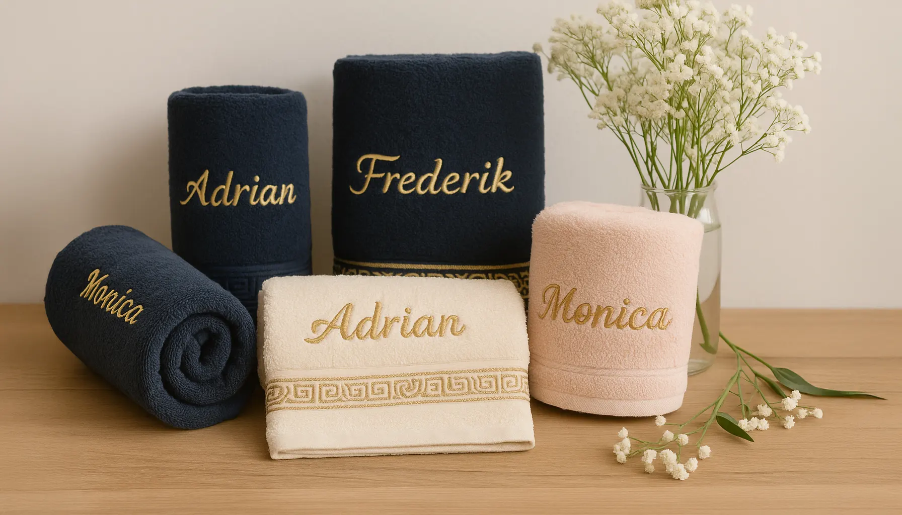 Bingung cari hadiah elegan? Simak 8 rekomendasi handuk bordir nama satuan yang cocok untuk hadiah spesial, dari ulang tahun hingga pernikahan!