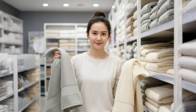 Jangan salah pilih! Temukan 8 tips jitu memilih handuk mandi yang cepat kering dan tahan lama. Panduan lengkap dari material, GSM, hingga cara merawatnya.